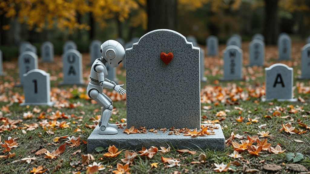 AI and the Smart Gravestone: Exploring the Future of Memorialization